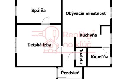 Na predaj moderne zrekonštruovaný 3-izbový byt so záhradkou
