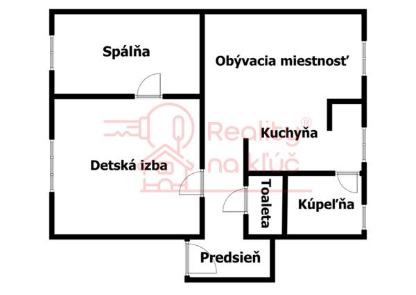 Na predaj moderne zrekonštruovaný 3-izbový byt so záhradkou